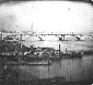 Jean Baptiste LOUIS GROS.  Kpr ve Botlar Thames nehri, 1851