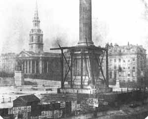 William Henry Fox TALBOT. The Nelson Column, Trafalgar Square, 1843